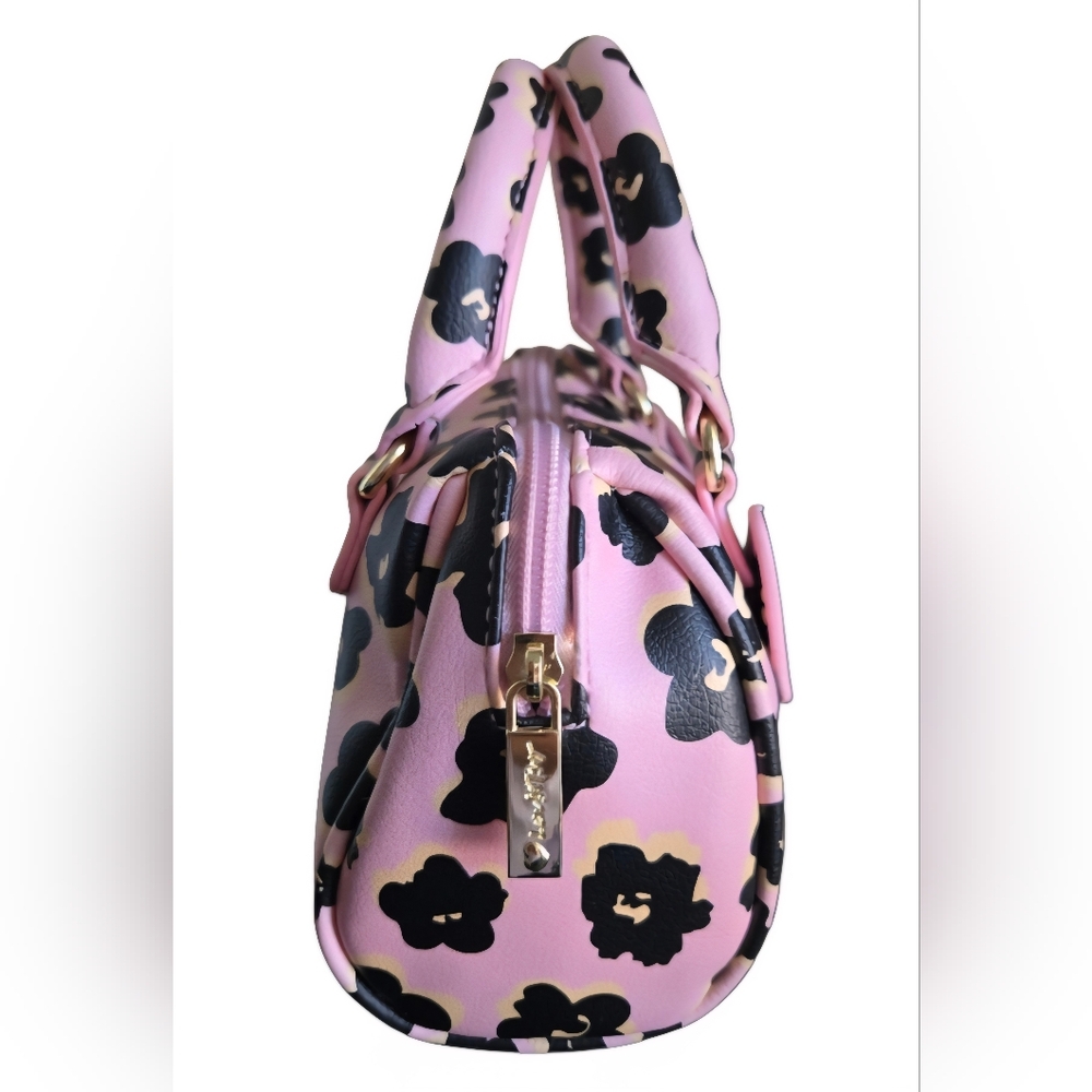 Betsey Johnson Cat Mini Bag in Pink and Black - Picture 2 of 10